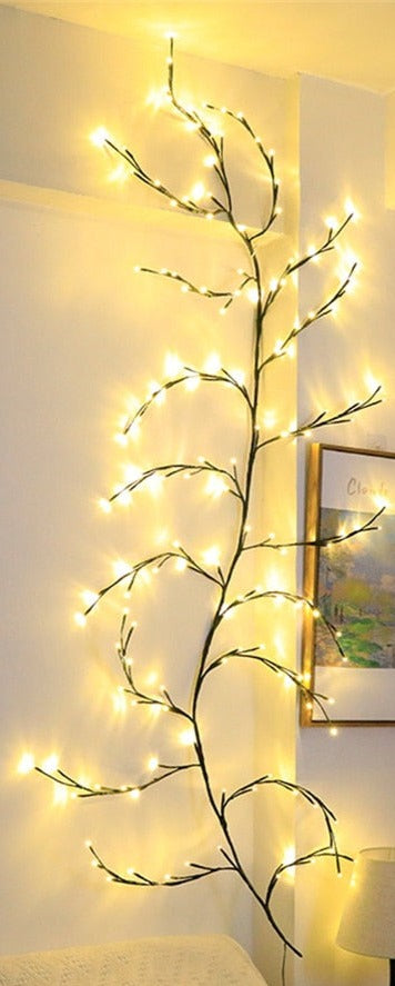 Decorative Willow Branch Wall Light