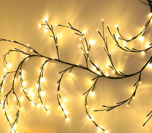 Decorative Willow Branch Wall Light